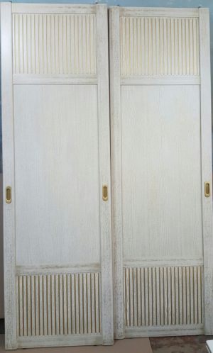 Двери для шкафа купе с фрезеровкой Тараз